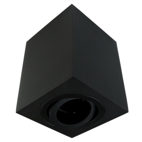 Plafoniera 50w ip20 nera - plafoniera,